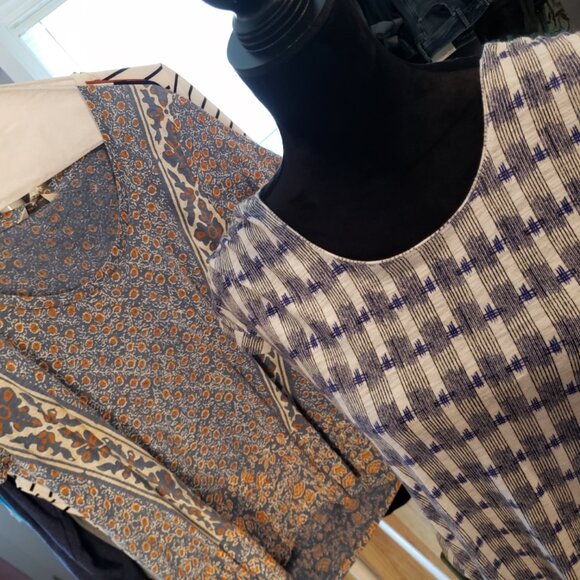 TWO BOHO Shirts BUNDLE - Picture 1 of 4